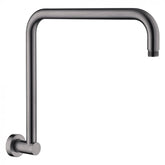 Fienza Squareline Round Fixed Shower Arm - Gun Metal